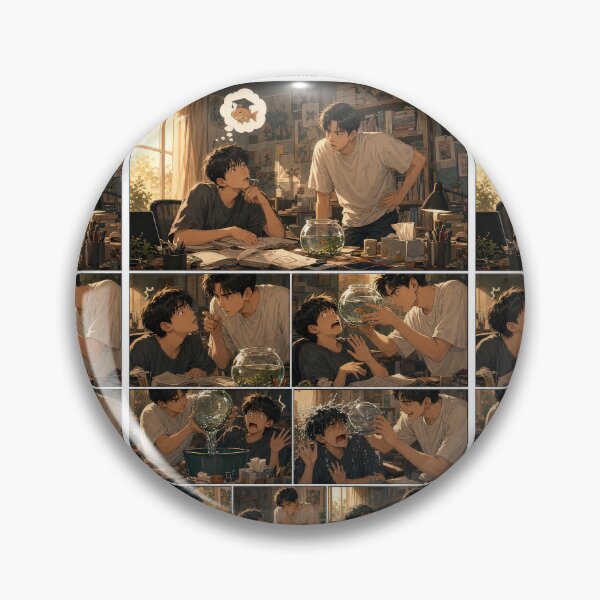 Item preview, Student Life Cozy Reading Room Comic Print designed and sold by Grafititee.