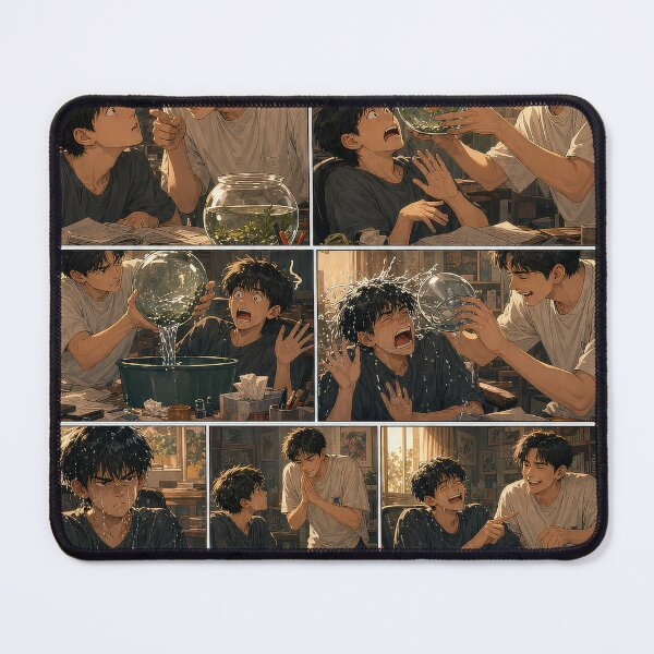 Item preview, Student Life Cozy Reading Room Comic Print designed and sold by Grafititee.
