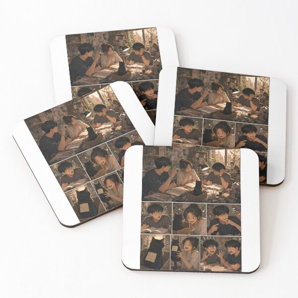 Item preview, Student Life Cozy Reading Room Comic Print designed and sold by Grafititee.