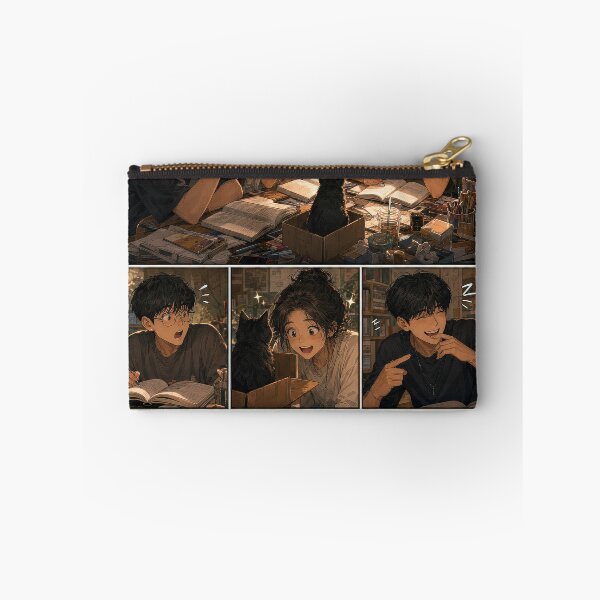 Item preview, Student Life Cozy Reading Room Comic Print designed and sold by Grafititee.