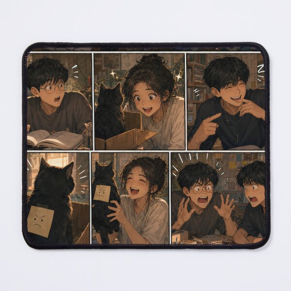Item preview, Student Life Cozy Reading Room Comic Print designed and sold by Grafititee.