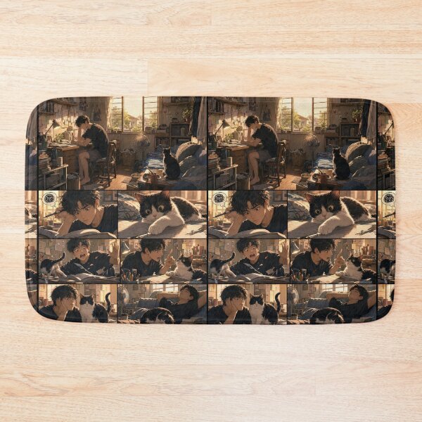 Item preview, Student Life Cozy Reading Room Comic Print designed and sold by Grafititee.