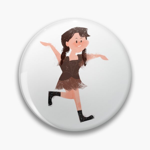 Item preview, Cute Dancing Girl Soft Aesthetic Illustration designed and sold by Nixsasaart.