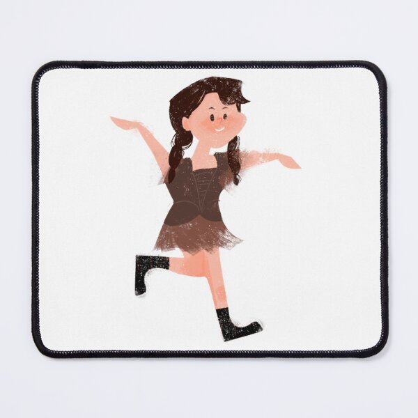 Item preview, Cute Dancing Girl Soft Aesthetic Illustration designed and sold by Nixsasaart.