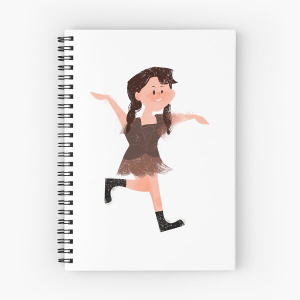 Item preview, Cute Dancing Girl Soft Aesthetic Illustration designed and sold by Nixsasaart.