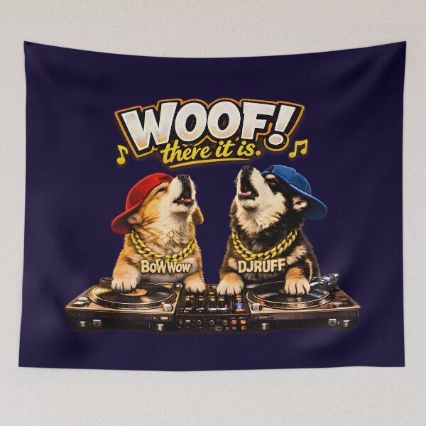 Item preview, WOOF! there it is. Puppy DJ parody designed and sold by RockyMemes.