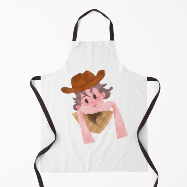 Item preview, Aesthetic Cartoon Girl Wearing Cowboy Hat Art designed and sold by Nixsasaart.