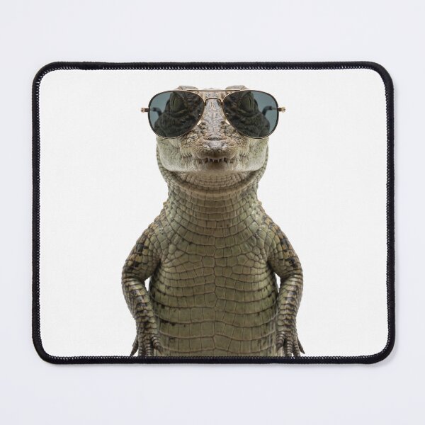 Item preview, Cute Baby Crocodile Wearing Sunglasses Funny designed and sold by RareLavender.