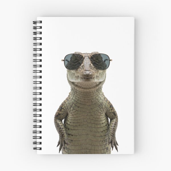 Item preview, Cute Baby Crocodile Wearing Sunglasses Funny designed and sold by RareLavender.