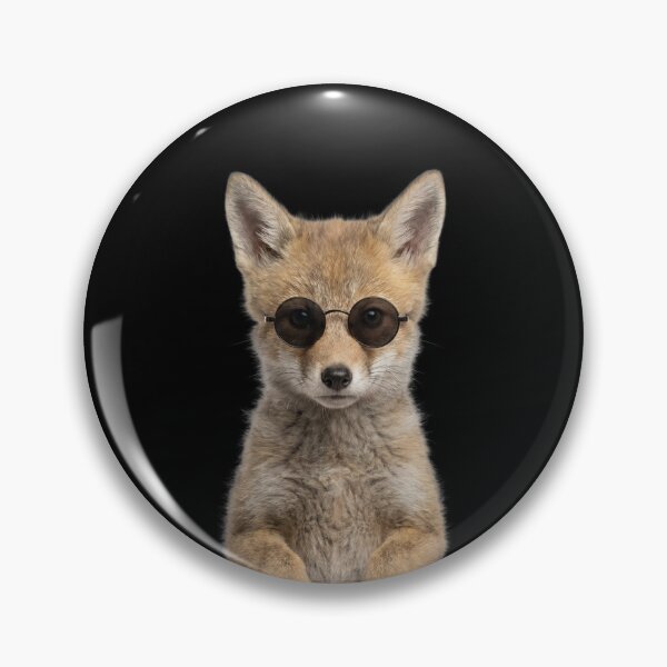 Item preview, Cute Baby Coyote Wearing Sunglasses Funny designed and sold by RareLavender.