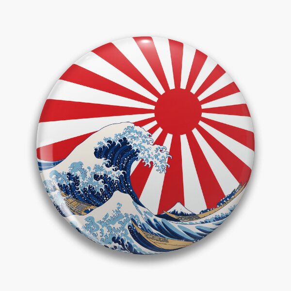 Item preview, Great Wave off Kanagawa Rising Sun designed and sold by PastelWingg.