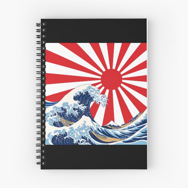 Item preview, Great Wave off Kanagawa Rising Sun designed and sold by PastelWingg.