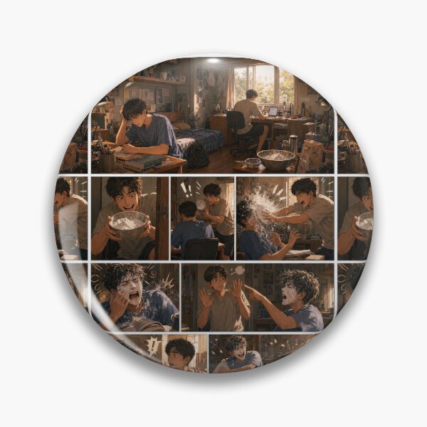 Item preview, Student Life Cozy Reading Room Comic Print designed and sold by Grafititee.