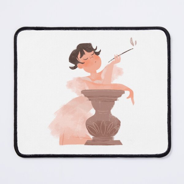 Item preview, Vintage Style Elegant Girl Resting Art Illustration designed and sold by Nixsasaart.