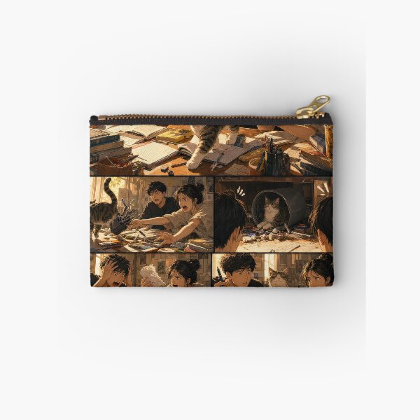 Item preview, Student Life Cozy Reading Room Comic Print designed and sold by Grafititee.