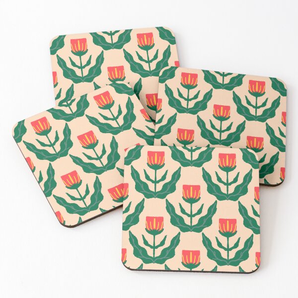 Item preview, Simple abstract floral seamless pattern  designed and sold by Sunakokookkook.