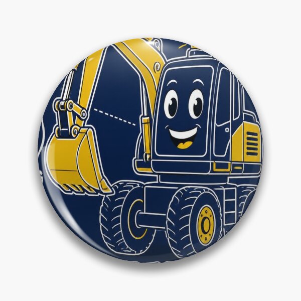 Item preview, Excavator Blueprint Shirt | Cute Kids Construction Vehicle Blueprint Tee designed and sold by SunnyDesign82.
