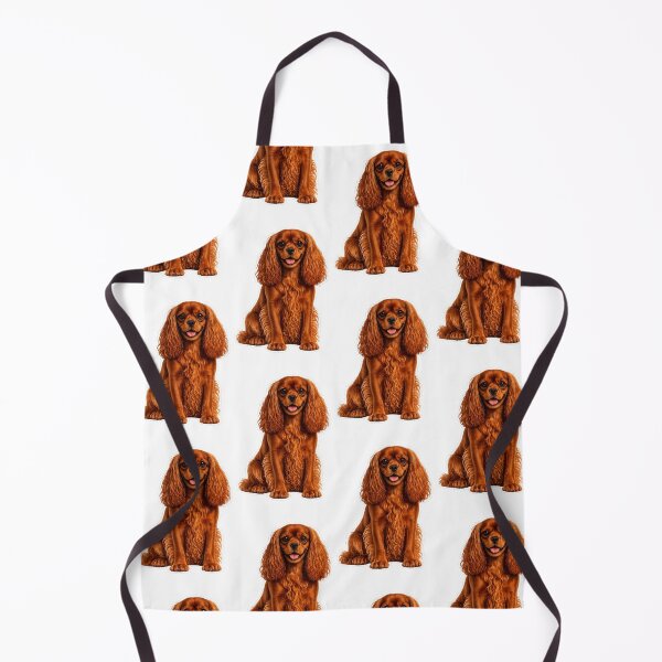 Item preview, King Charles Cavalier Spaniel Dog Ruby Colored designed and sold by BackgroundND.