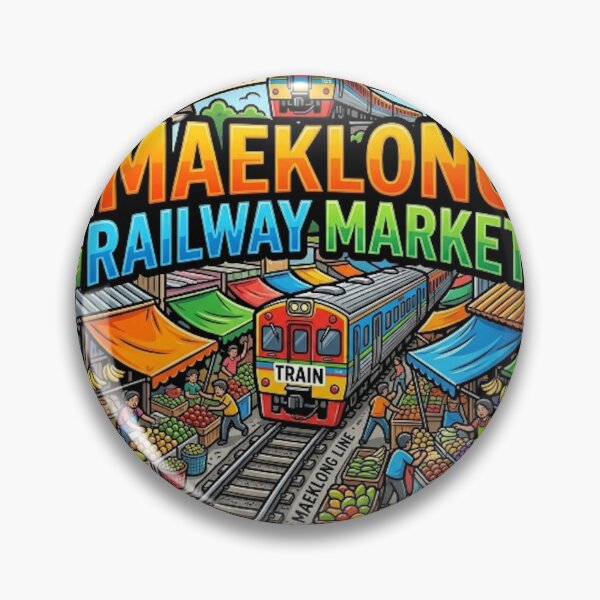 Item preview, MAEKLONG RAILWAY MARKET designed and sold by likbatonboot.