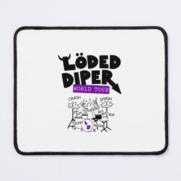 Item preview,  Loded Diper Band World Tour Funny designed and sold by Marciasgrosso.