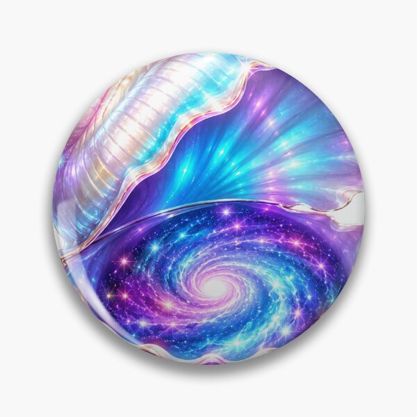 Item preview, Seashell Portal Cosmic Galaxy Shell designed and sold by Averys808.