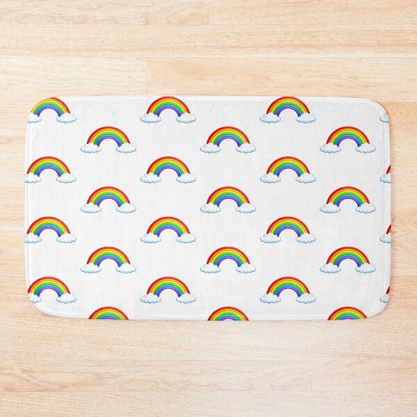 Item preview, Lindo arcoíris con nubes PNG | Pegatina de arcoíris colorida | Imágenes prediseñadas de clima kawaii | Diseño de arcoíris imprimible designed and sold by Ishratparween11.