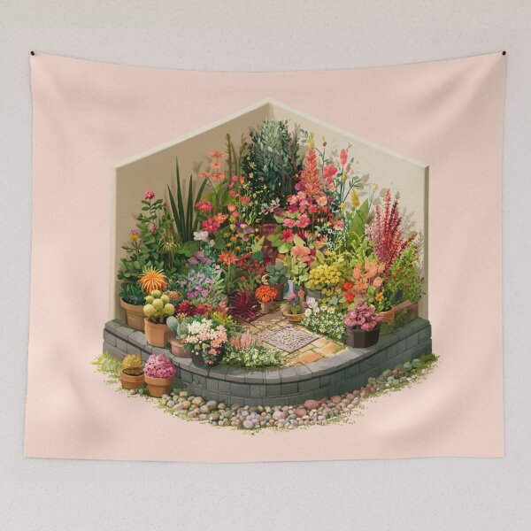 Item preview, Cozy Garden Corner designed and sold by bubblyrainbow.