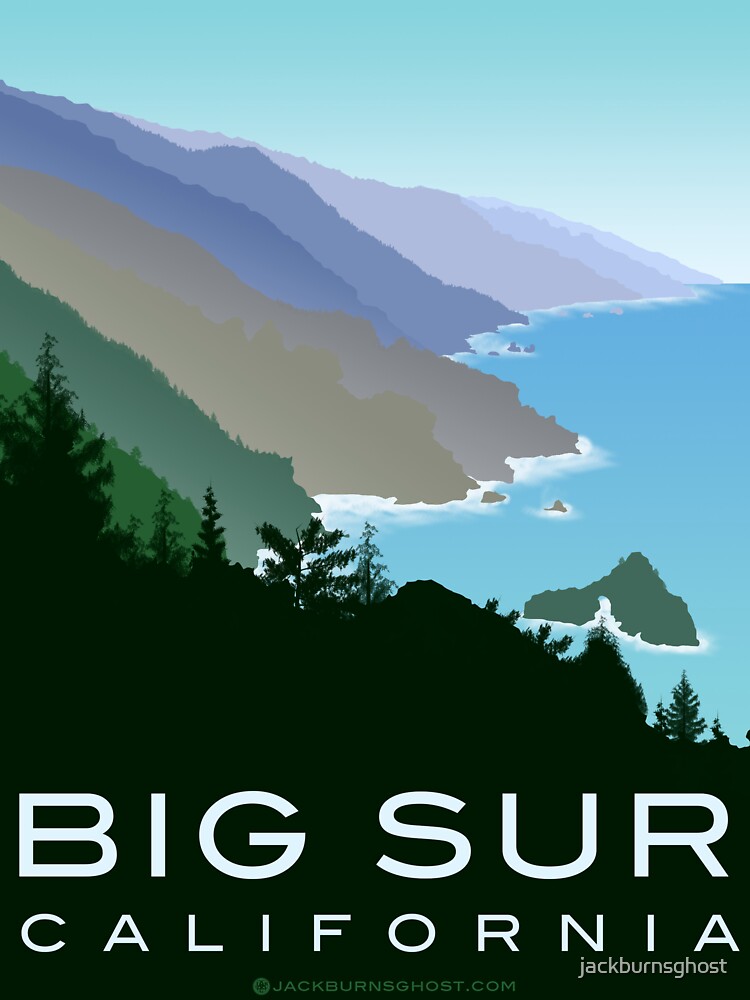 Big Sur California by jackburnsghost