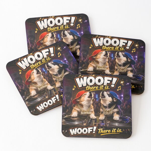 Item preview, WOOF! there it is. BoWWow and DJ RUFF puppy parody designed and sold by RockyMemes.