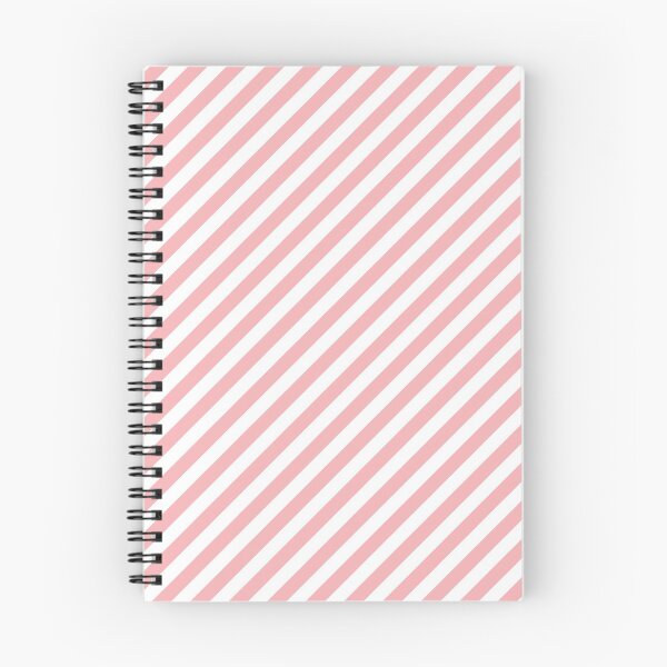 Item preview, Pink & White Diagonal Stripes designed and sold by newburyboutique.