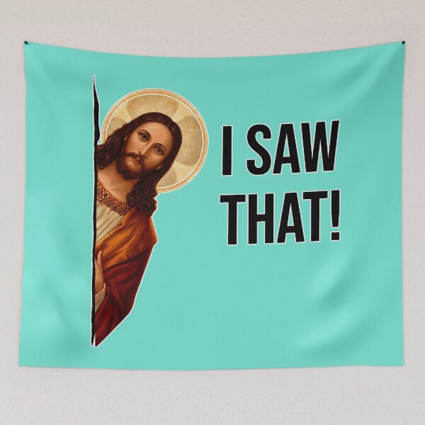 Item preview, Jesus Meme I Saw That designed and sold by PastelWingg.