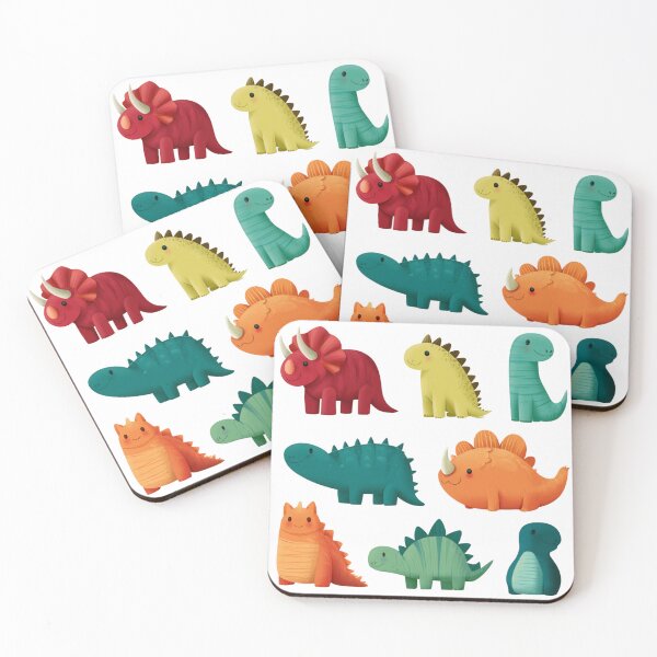 Item preview, Cute Dinos designed and sold by bubblyrainbow.