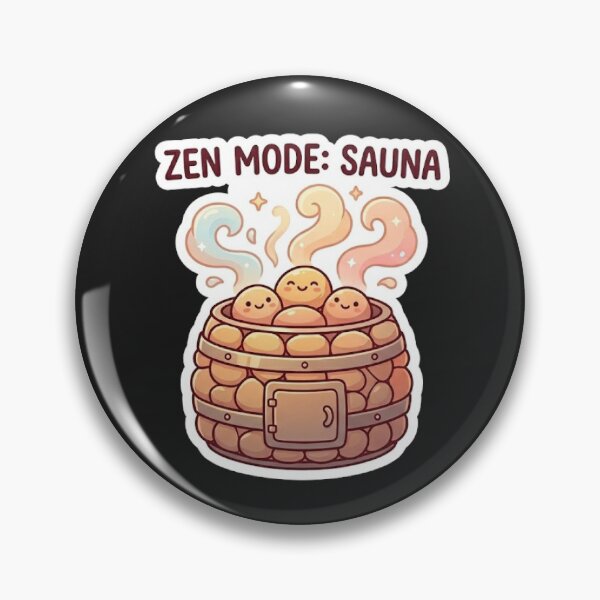 Item preview,  Zen Mode Sauna Kawaii Stones Wellness Vintry Off designed and sold by VintryOff.