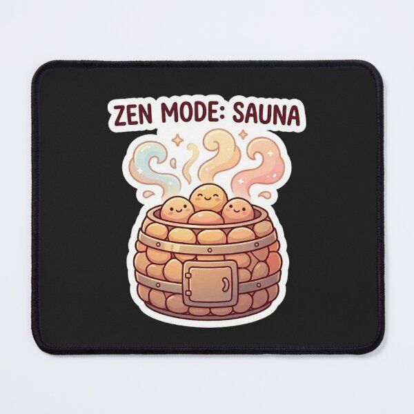 Item preview, Zen Mode Sauna Kawaii Stones Wellness Vintry Off designed and sold by VintryOff.