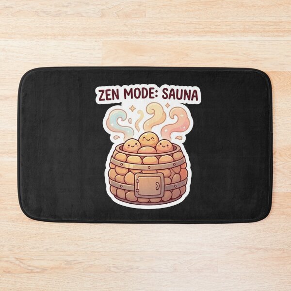 Item preview,  Zen Mode Sauna Kawaii Stones Wellness Vintry Off designed and sold by VintryOff.
