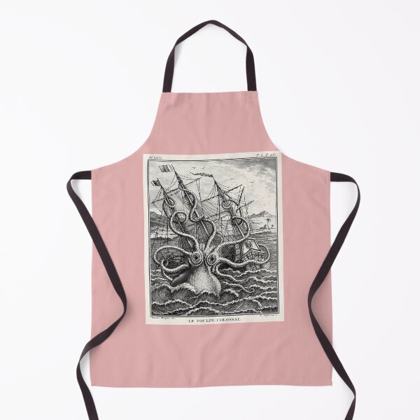 Item preview, Kraken Attacking Ship designed and sold by NoThoughtsCat.