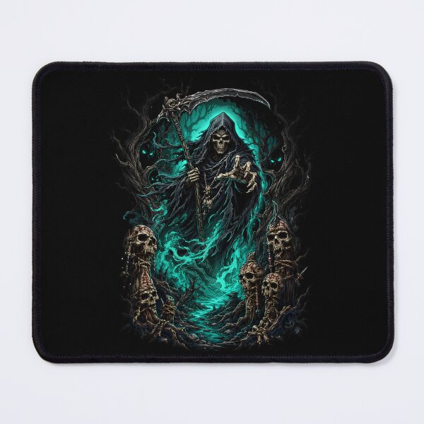 Item preview, Grim Reaper Rising From The Cursed Forest Mist designed and sold by Tong4130.