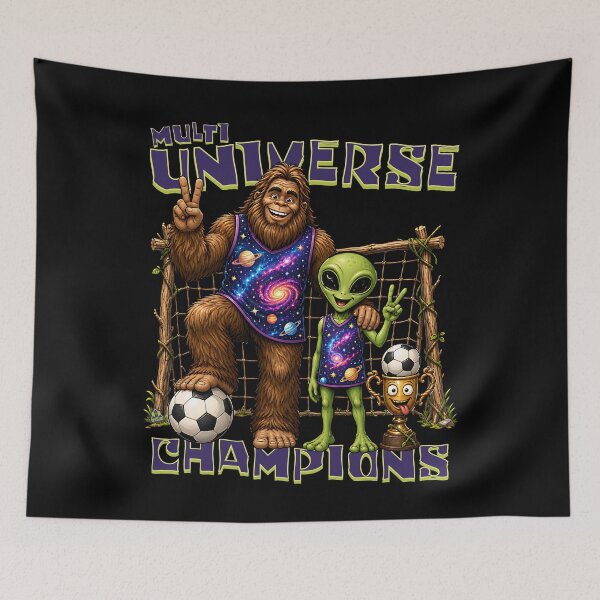 Item preview, Multi Universe Champions Bigfoot and Alien designed and sold by ej-sulu.