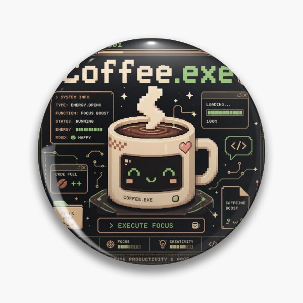 Item preview, Dev Mode #001 | Coffee.exe designed and sold by LogicLoop.