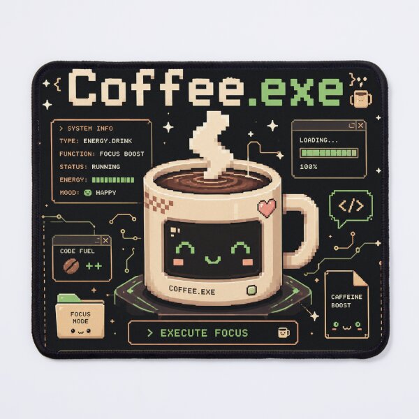 Item preview, Dev Mode #001 | Coffee.exe designed and sold by LogicLoop.
