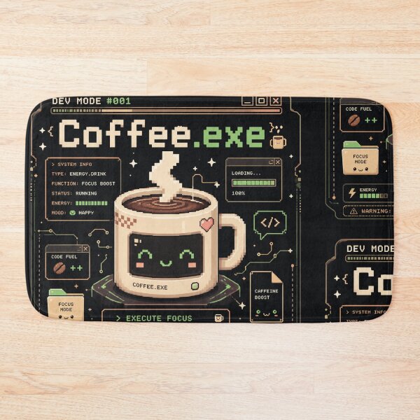 Item preview, Dev Mode #001 | Coffee.exe designed and sold by LogicLoop.
