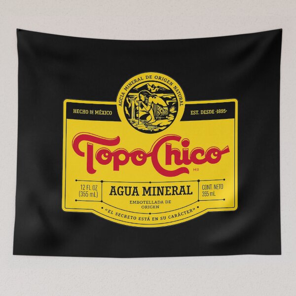 Item preview, Topo Chico agua mineral worn and washed logo designed and sold by NoThoughtsCat.