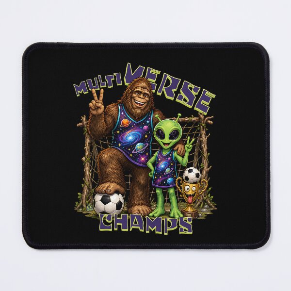 Item preview, Soccer Multiverse Champs Bigfoot and Alien designed and sold by ej-sulu.