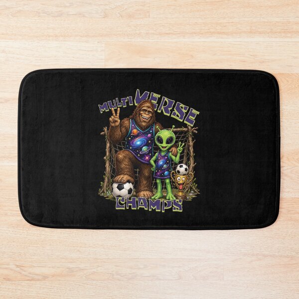 Item preview, Soccer Multiverse Champs Bigfoot and Alien designed and sold by ej-sulu.