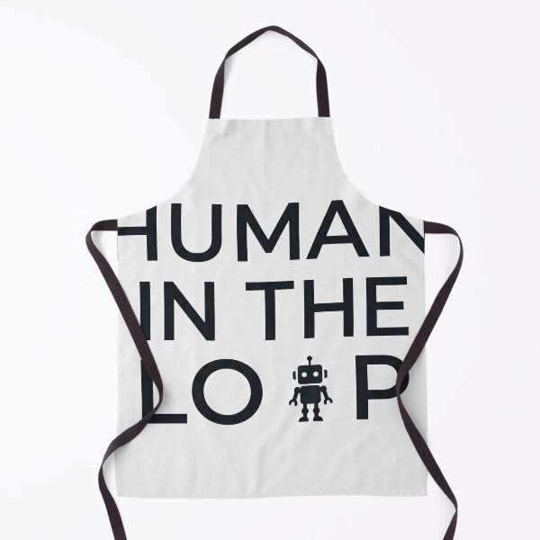 Item preview, Human In The Loop AI Robot Tech Humor designed and sold by Whimwick.