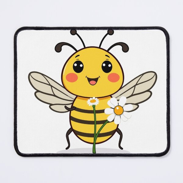 Item preview, Kawaii Bee Kawaii Cartoon - Modern Graphic Art Sti designed and sold by QuirkThreadsCo.