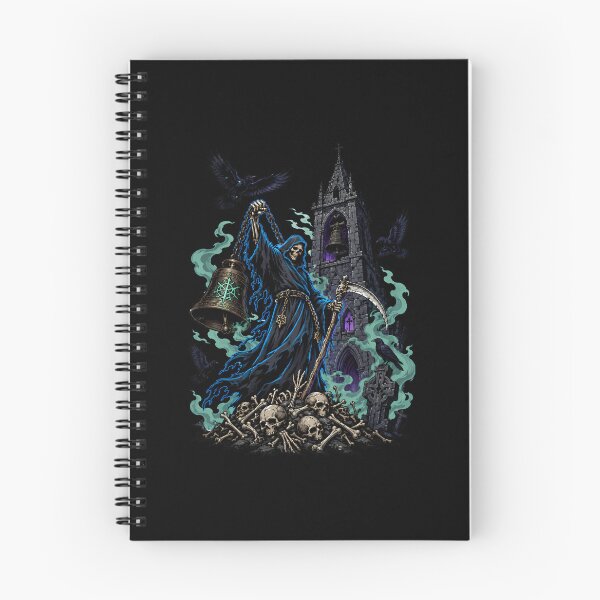 Item preview, Grim Reaper Beside Haunted Bell Tower Of Doom designed and sold by Tong4130.