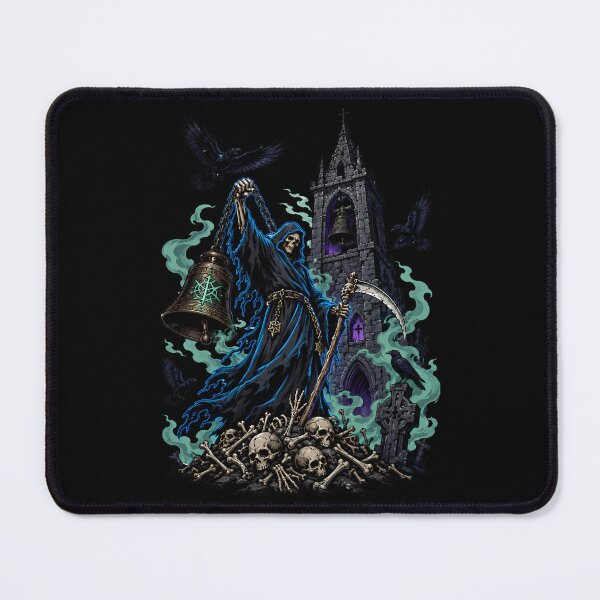 Item preview, Grim Reaper Beside Haunted Bell Tower Of Doom designed and sold by Tong4130.