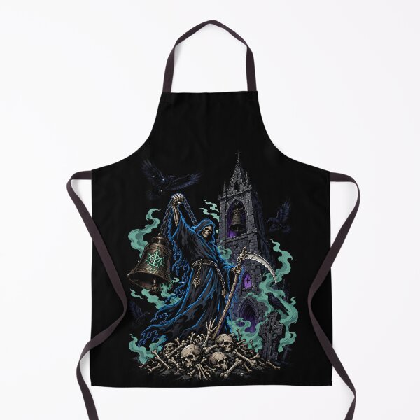 Item preview, Grim Reaper Beside Haunted Bell Tower Of Doom designed and sold by Tong4130.