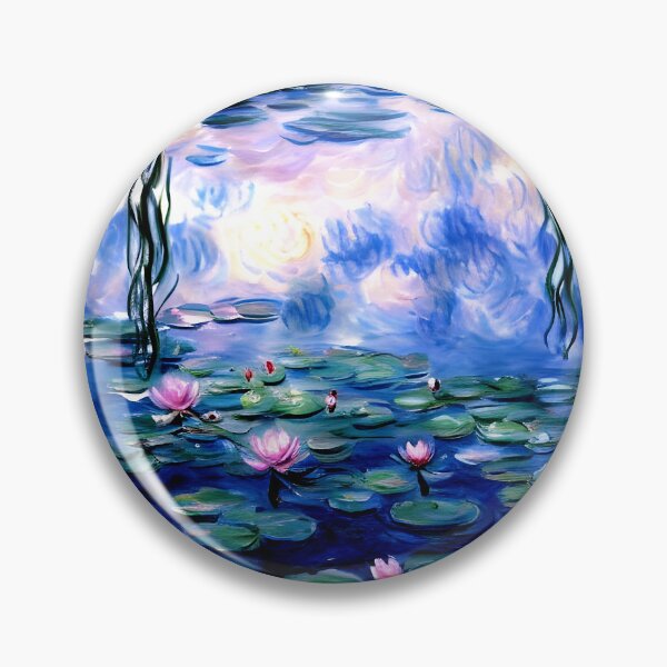 Item preview, Water Lilies: Impression of Reflections & Blossoming Surfaces (1919-1) designed and sold by artdesignsnow.